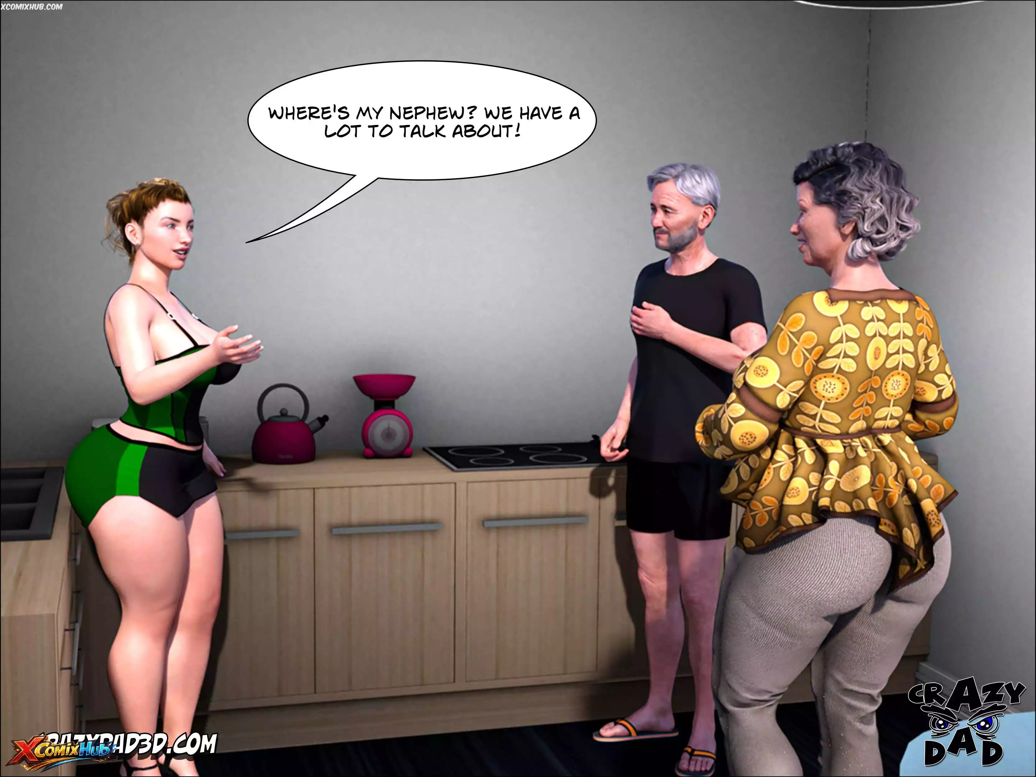 Father In Law At Home Chapter 19 Crazydad3d 002 Comic Page 2